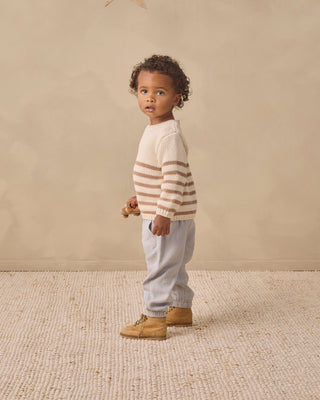 Rex Sweater Almond Stripe