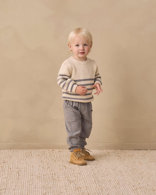 Rex Sweater Slate Stripe