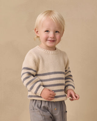 Rex Sweater Slate Stripe