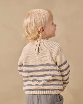 Rex Sweater Slate Stripe