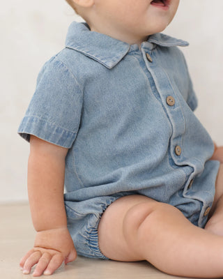 Matteo Romper Lightweight Denim