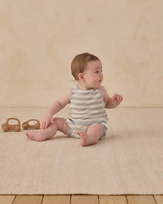 Terry Tank + Short Set Sky Stripe