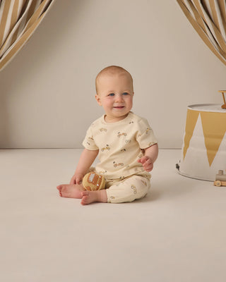 Jersey Tee + Pant Set Race Car