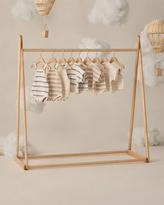 Relaxed Summer Knit Set Ocean Stripe