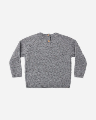 Knit Sweater Heathered Slate