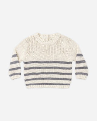 Rex Sweater Slate Stripe