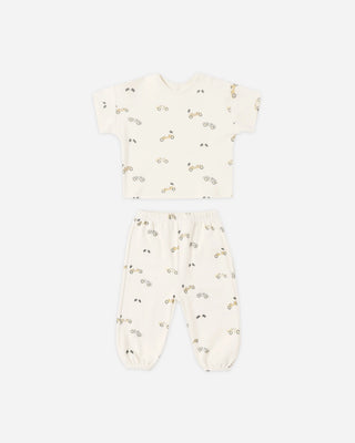 Jersey Tee + Pant Set Race Car