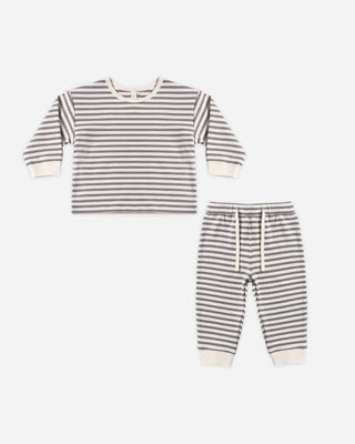 Cozy Set Slate Stripe