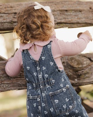 Vintage Overall Heart Ditsy Indigo