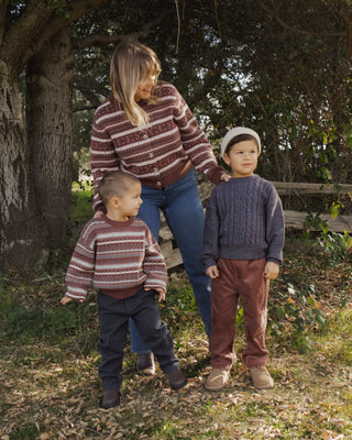 Women’s Cheyenne Cardigan Mulberry Stripe