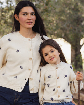 Tulip Cardigan Midnight Daisy