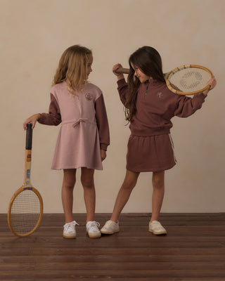 Half-Zip Sweatshirt Mulberry