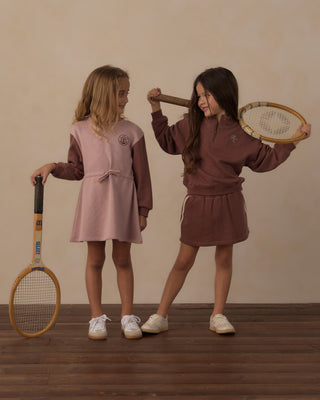 Half-Zip Sweatshirt Mulberry