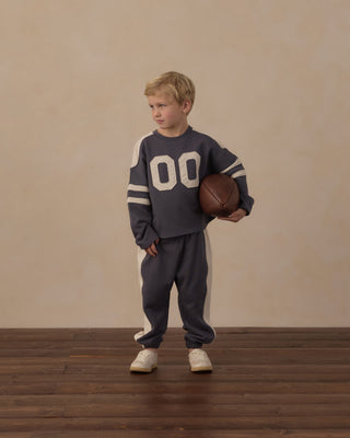 Paneled Sweatpant Midnight