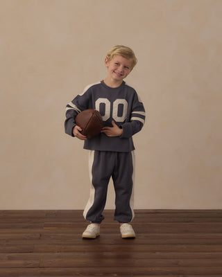 Paneled Sweatpant Midnight