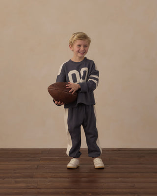 Paneled Sweatpant Midnight