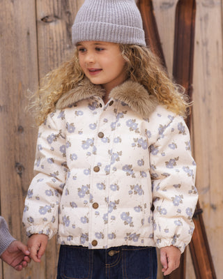 Idyllwild Jacket Blue Floral Natural