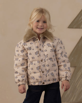 Idyllwild Jacket Blue Floral Natural