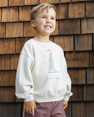 Oversized Sweatshirt Set Sail Pebble