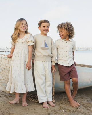 Aspen Sweater Sailboat Pebble