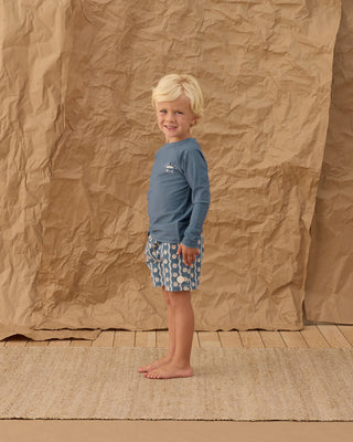 Long Sleeve Rashguard Marine