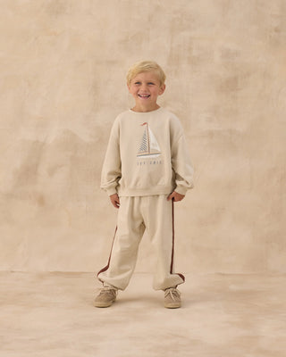 Oversized Sweatshirt Set Sail Pebble