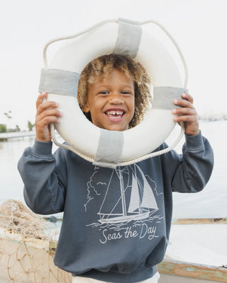 Sweatshirt Seas The Day Navy