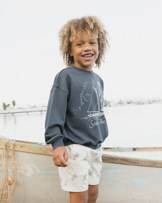 Sweatshirt Seas The Day Navy