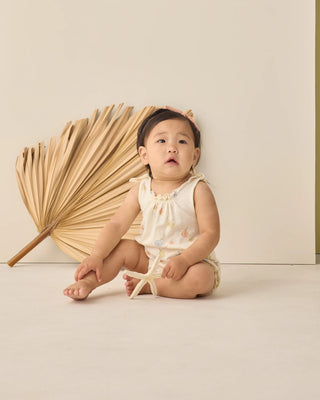 Shoulder Tie Bubble Angel Fish Ivory