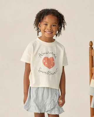 Boxy Tee Americas Sweetheart Ivory