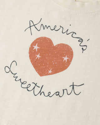 Boxy Tee Americas Sweetheart Ivory