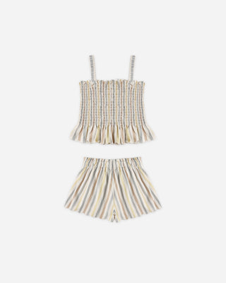 Clara Set Valencia Stripe Natural