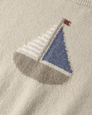 Aspen Sweater Sailboat Pebble