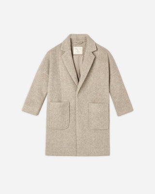 Longline Coat Stone