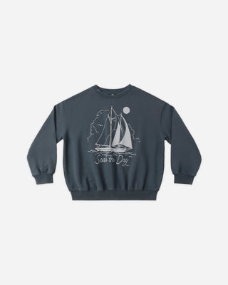 Sweatshirt Seas The Day Navy