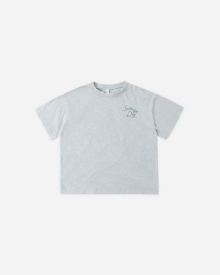Relaxed Tee Seas The Day  Light Blue