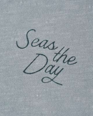 Relaxed Tee Seas The Day  Light Blue