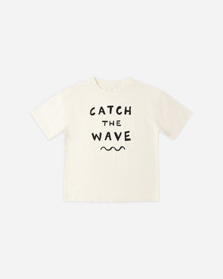 Relaxed Tee Catch The Wave Ivory