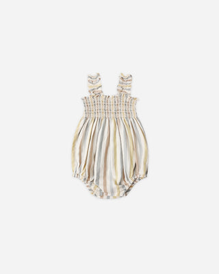 Julia Romper Valencia Stripe Natural