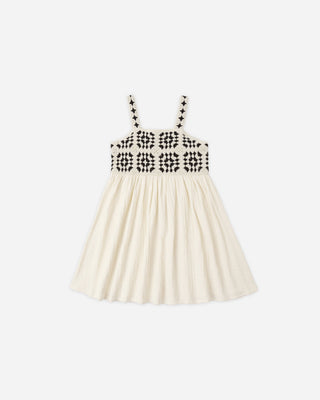 Crochet Sundress Abstract Natural