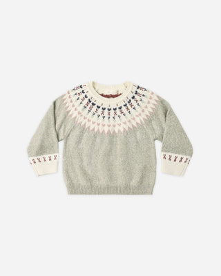 Fair Isle Sweater Sage