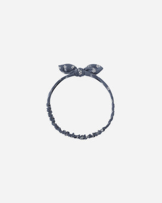 Baby Bow Headband Ditsy Marine O/S