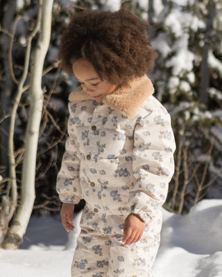 Idyllwild Jacket Blue Floral Natural
