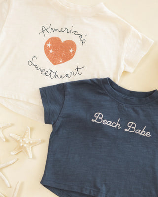 Boxy Tee Americas Sweetheart Ivory