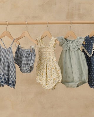 Mylar Romper Seafoam