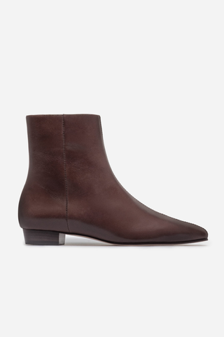 Rema Ankle Bootie Dark Chocolate