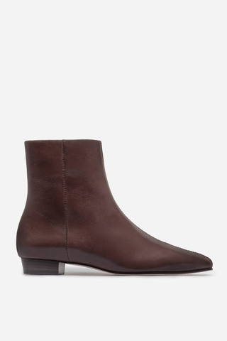 Rema Ankle Bootie Dark Chocolate