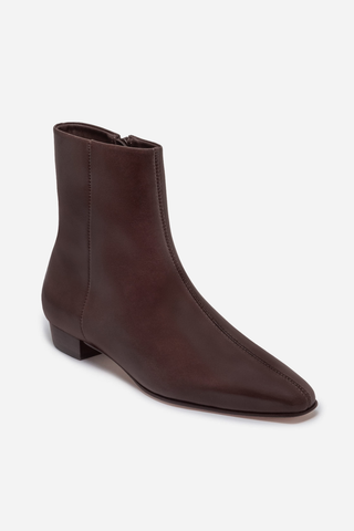 Rema Ankle Bootie Dark Chocolate