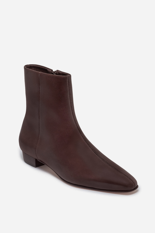 Rema Ankle Bootie Dark Chocolate