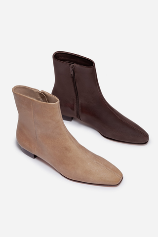 Rema Ankle Bootie Dark Chocolate